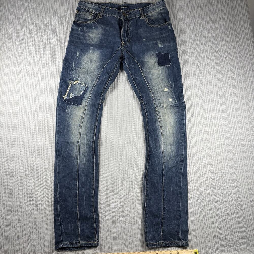 Riflessi Jeans Men’s 34 X 34 Distressed Y2K Streetwear Retro Grunge Italian